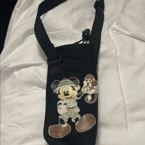 Disney Animal Kingdom Mickey Mouse safari water bottle holder